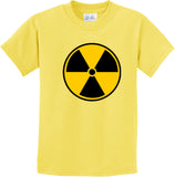 Kids Radiation T-shirt Radioactive Fallout Symbol Youth Tee - Yoga Clothing for You