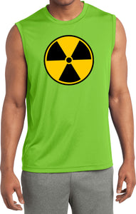 Radiation T-shirt Radioactive Fallout Symbol Sleeveless Shirt - Yoga Clothing for You