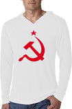 Soviet Union T-shirt Red Hammer and Sickle Lightweight Hoodie - Yoga Clothing for You