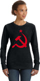 Ladies Soviet Union Sweatshirt Red Hammer and Sickle - Yoga Clothing for You
