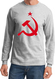 Soviet Union T-shirt Red Hammer and Sickle Long Sleeve - Yoga Clothing for You