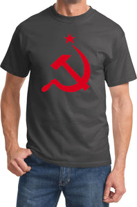 Soviet Union T-shirt Red Hammer and Sickle Tee - Yoga Clothing for You