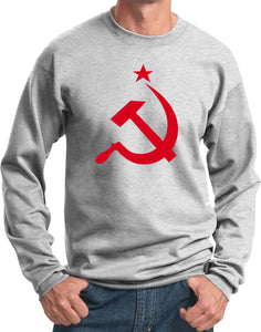 Soviet Union Sweatshirt Red Hammer and Sickle - Yoga Clothing for You