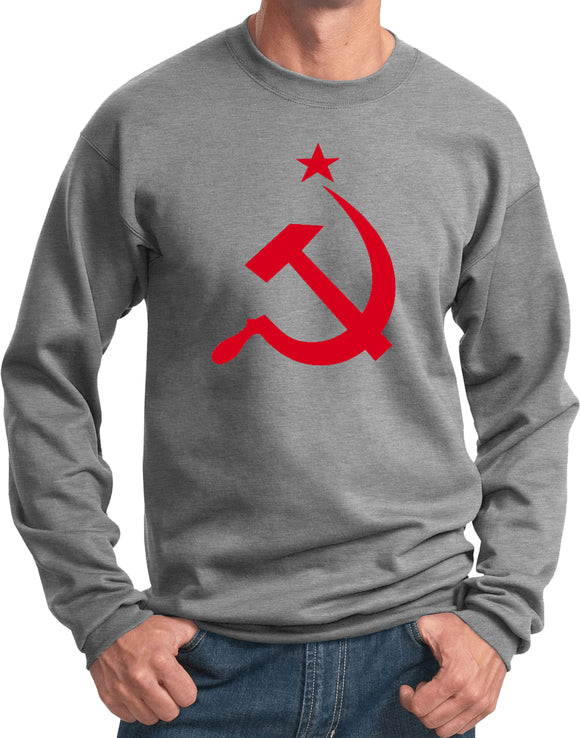 Soviet Union Sweatshirt Red Hammer and Sickle - Yoga Clothing for You