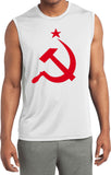 Soviet Union Red Hammer and Sickle Sleeveless Competitor Tee - Yoga Clothing for You