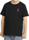 Kids Breast Cancer Shirt Sequins Ribbon Pocket Print Toddler Tee - Yoga Clothing for You