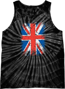 Union Jack Tie Dye Tank Top - Yoga Clothing for You