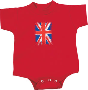 Union Jack Infant Romper Small Print - Yoga Clothing for You