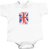 Union Jack Infant Romper Small Print - Yoga Clothing for You