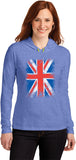 Ladies Union Jack T-shirt Flag Hooded Shirt - Yoga Clothing for You