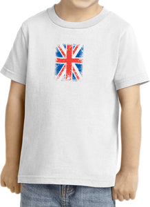 Union Jack Toddler T-shirt Small Print - Yoga Clothing for You