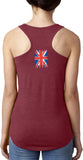 Ladies Union Jack Tank Top Flag Back Print Ideal Tanktop - Yoga Clothing for You