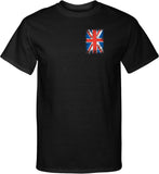 Union Jack Tall T-shirt Pocket Print - Yoga Clothing for You