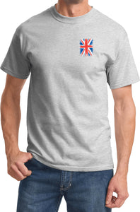 Union Jack T-shirt Pocket Print - Yoga Clothing for You