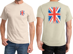 Union Jack T-shirt Front and Back - Yoga Clothing for You