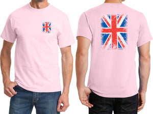 Union Jack T-shirt Front and Back - Yoga Clothing for You