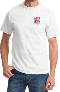 Union Jack T-shirt Pocket Print - Yoga Clothing for You