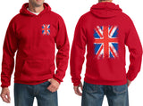 Union Jack Hoodie Front and Back - Yoga Clothing for You