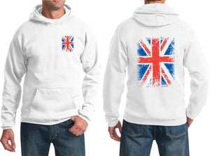 Union Jack Hoodie Front and Back - Yoga Clothing for You