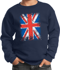 Union Jack Kids Sweatshirt - Yoga Clothing for You