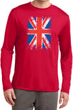 Union Jack T-shirt Flag Moisture Wicking Long Sleeve - Yoga Clothing for You