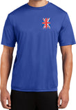 Union Jack T-shirt Flag Pocket Print Dry Wicking Tee - Yoga Clothing for You