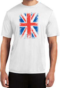 Union Jack T-shirt Flag Moisture Wicking Tee - Yoga Clothing for You