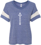 White 7 Chakras Eco-Friendly V-neck Yoga Tee Shirt - Yoga Clothing for You