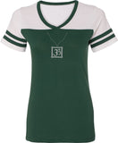 AUM Charm Necklace Powder Puff Yoga Tee Shirt - Yoga Clothing for You