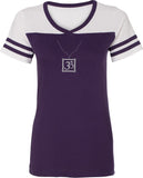 AUM Charm Necklace Powder Puff Yoga Tee Shirt - Yoga Clothing for You